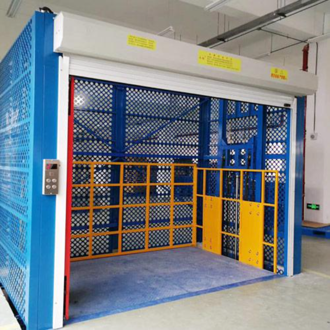 长白导轨式升降货梯